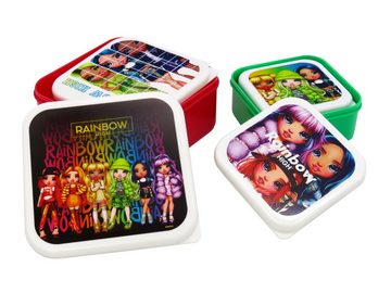 CyP Brands Lunchbox Rainbow High Lunch Box Set 4 in 1, (4-tlg), schön bunt