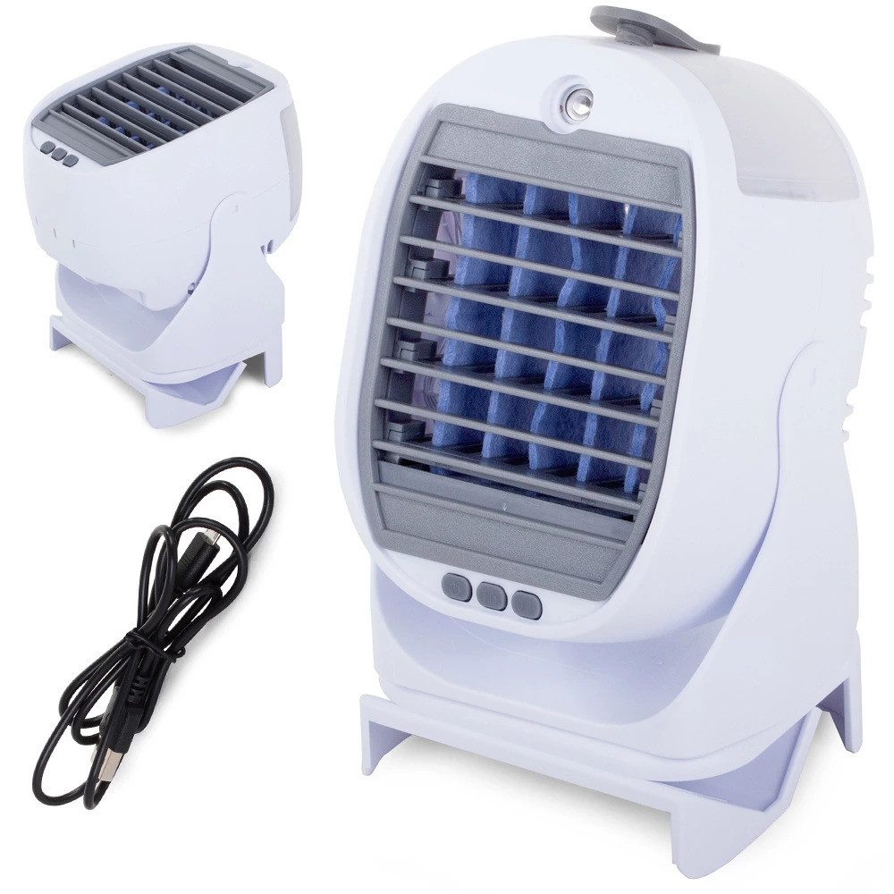 DOTMALL Mini USB-Ventilator Desktop-Mini-Lüfter Klimagerät Luftbefeuchter günstig online kaufen