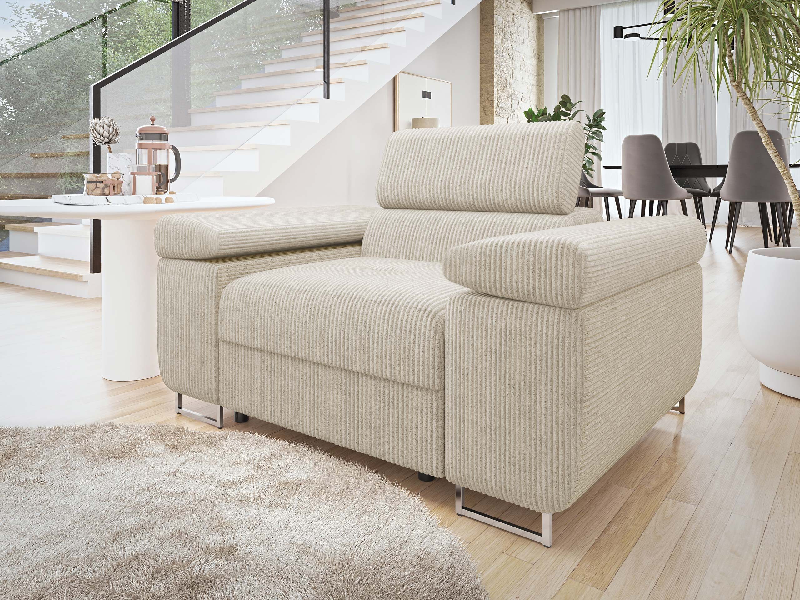 MIRJAN24 Sessel Torezio Cord, Einstellbare Kopfstützen, günstig online kaufen