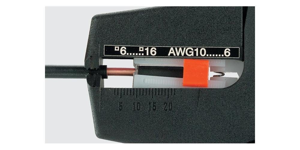Weidmüller Abisolierzange Automatikabisolierzange 190 Stripax® Länge 16 6) - 6 mm² (AWG 16 mm 10