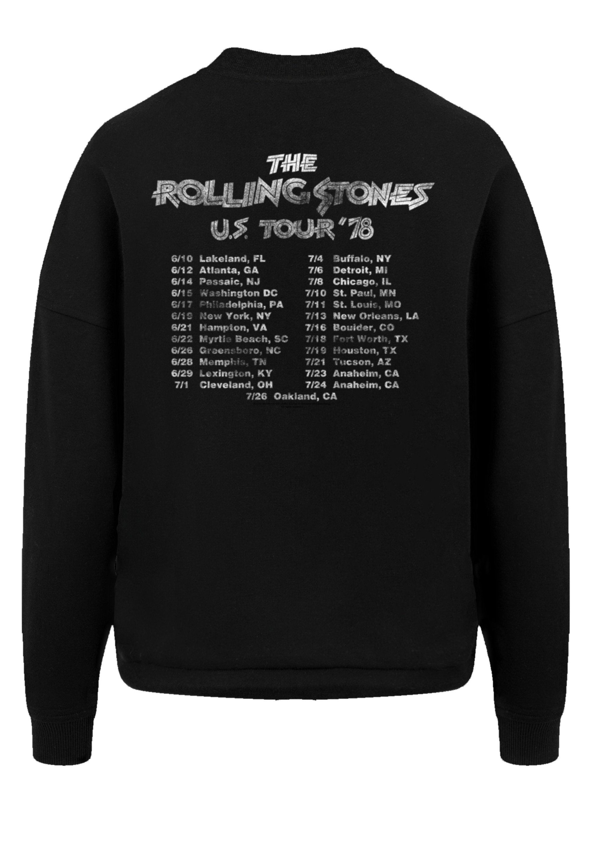 '78 US Sweatshirt Rolling Print Stones The F4NT4STIC Tour
