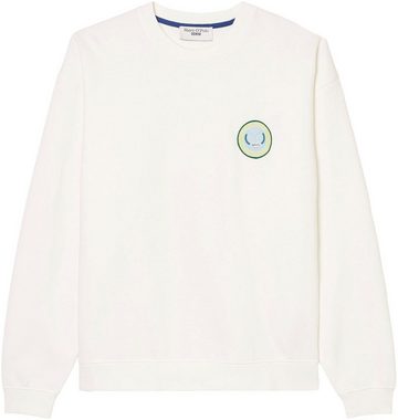 Marc O'Polo DENIM Sweater mit sportlichem Badge in Brusthöhe