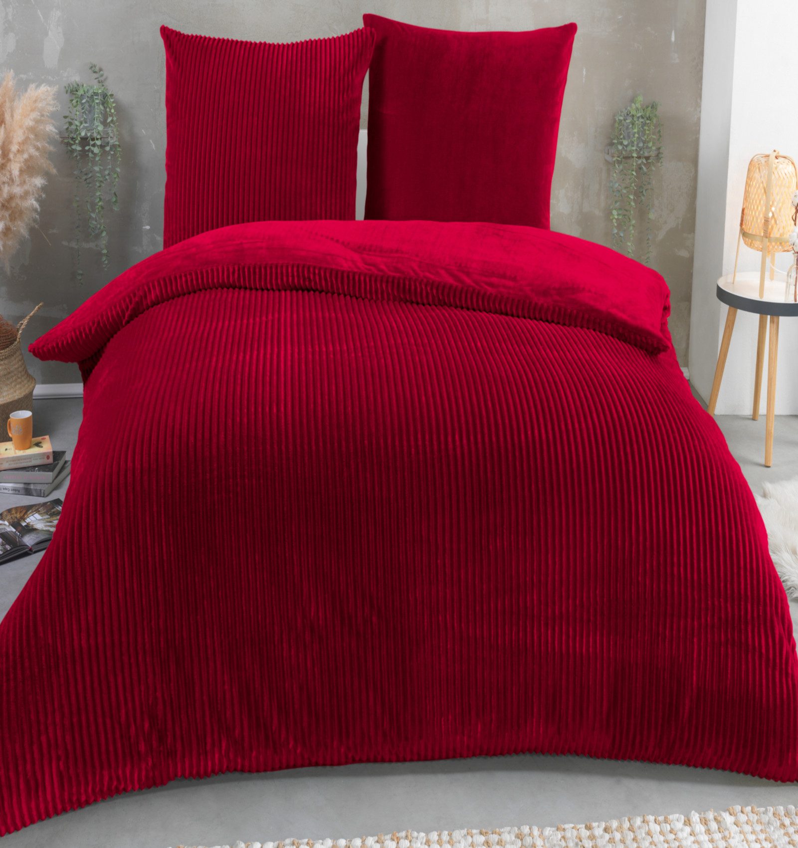 Kuscheli Wendebettwäsche 200x200 + 2x 80x80 günstig online kaufen