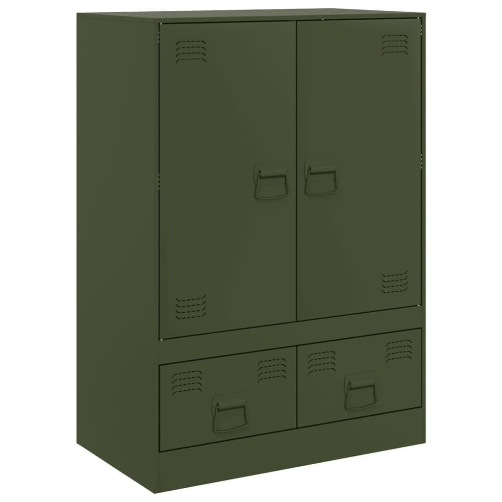 vidaXL Highboard Highboard Olivgrün 67x39x95 cm günstig online kaufen