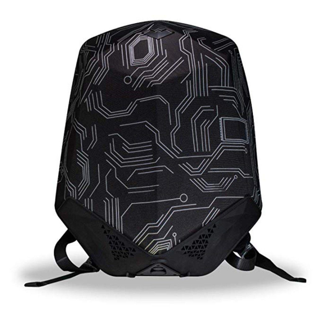 BEABORN Rucksack mit Powerbank & HiFi Bluetooth Lautsprecher, 3 Fächer, 12 L