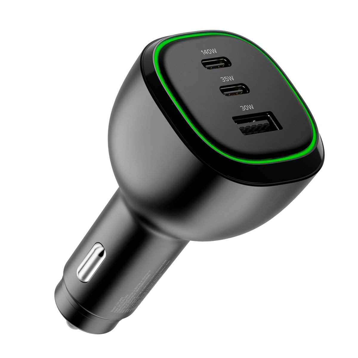 ALOGIC Rapid Power 165W 3-in-1 Fast Car Charger+Cable 1m Universal-Ladegerät