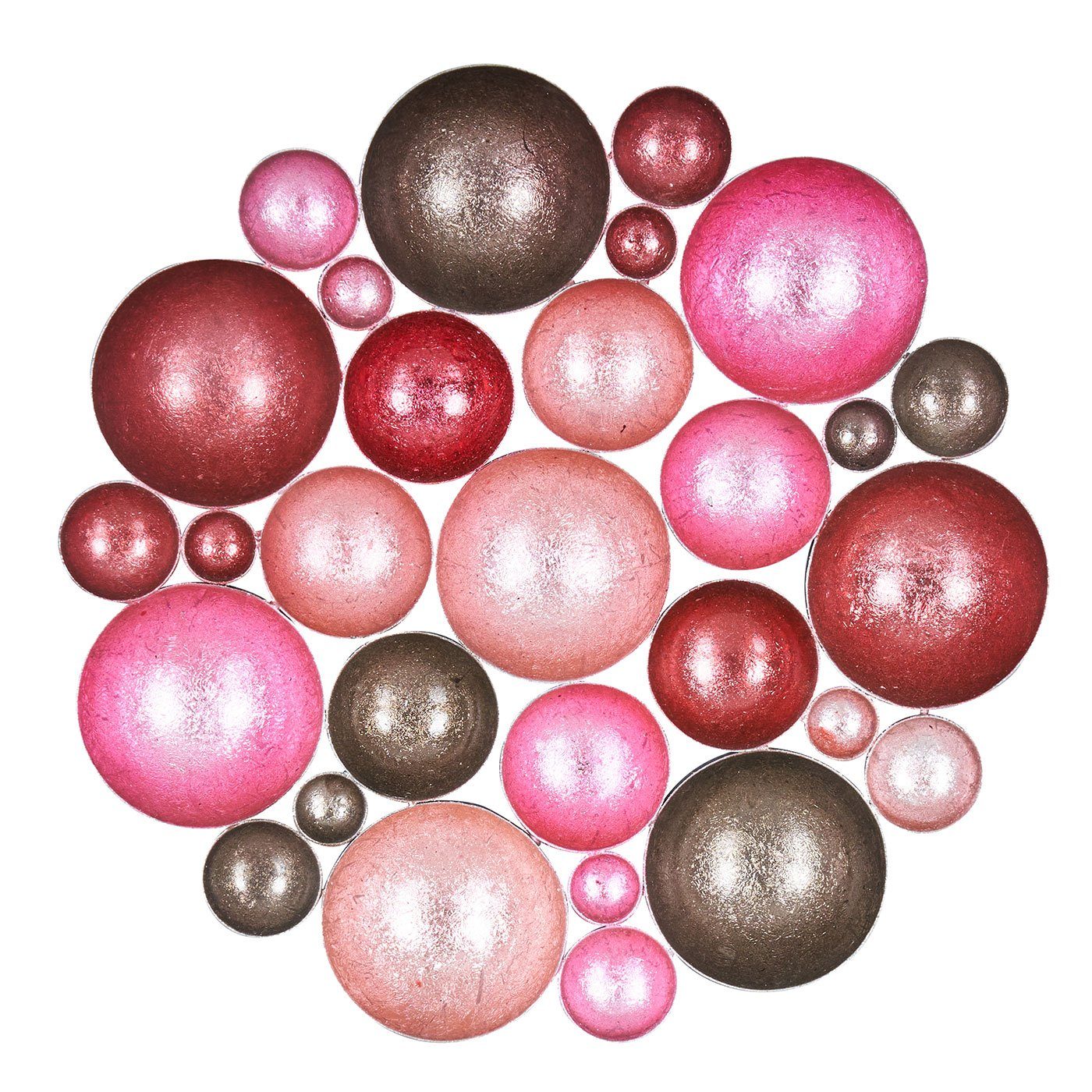 Levandeo® Teelichthalter, Teelichtschale 30x30cm Metall Pastell günstig online kaufen