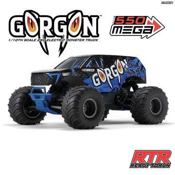 Arrma RC-Monstertruck Arrma Gorgon 4x2 Mega 550 Monstertruck RTR 1:10 Blau