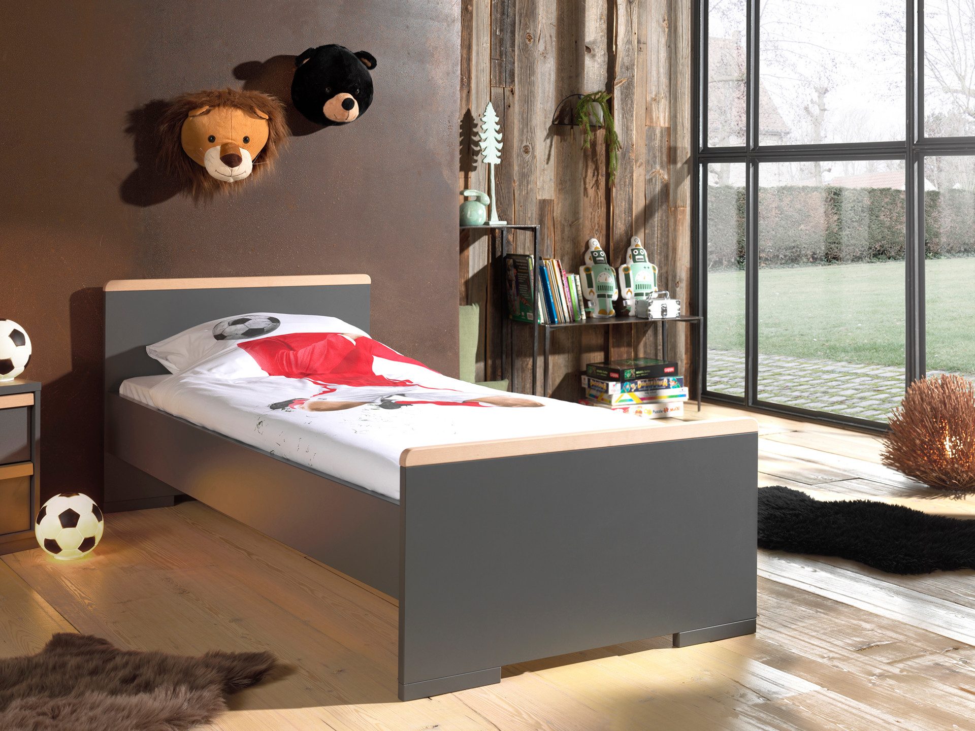 Faizee Möbel Einzelbett Einzelbett LONDON
