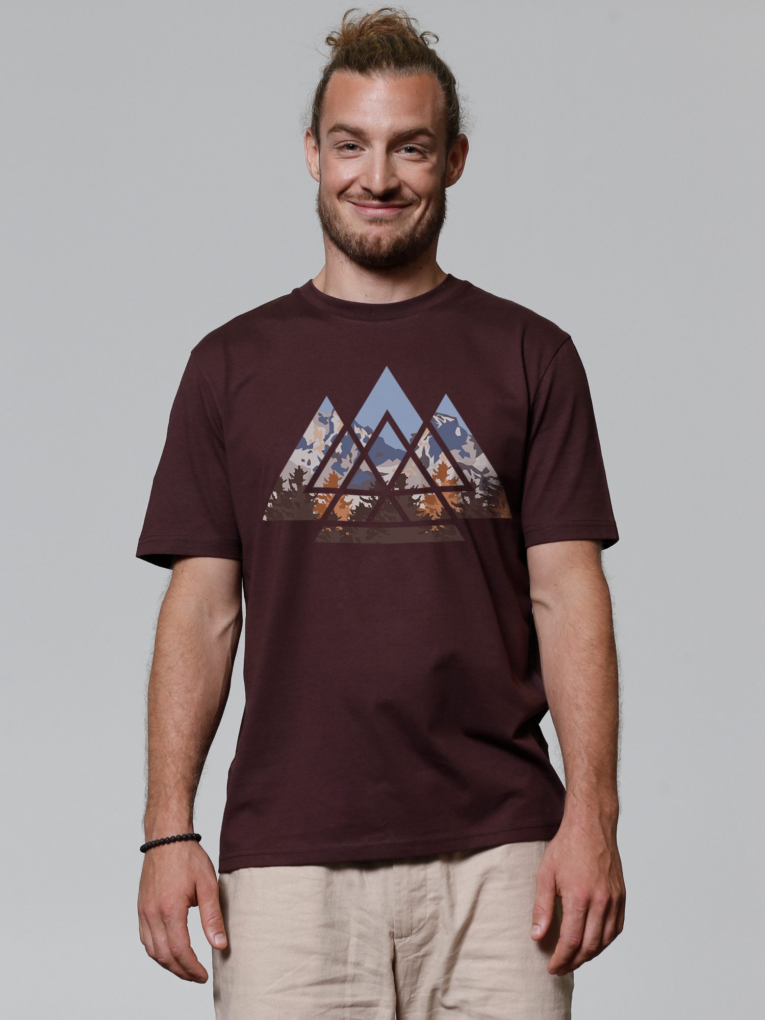 T-Shirt Geometric Landscape