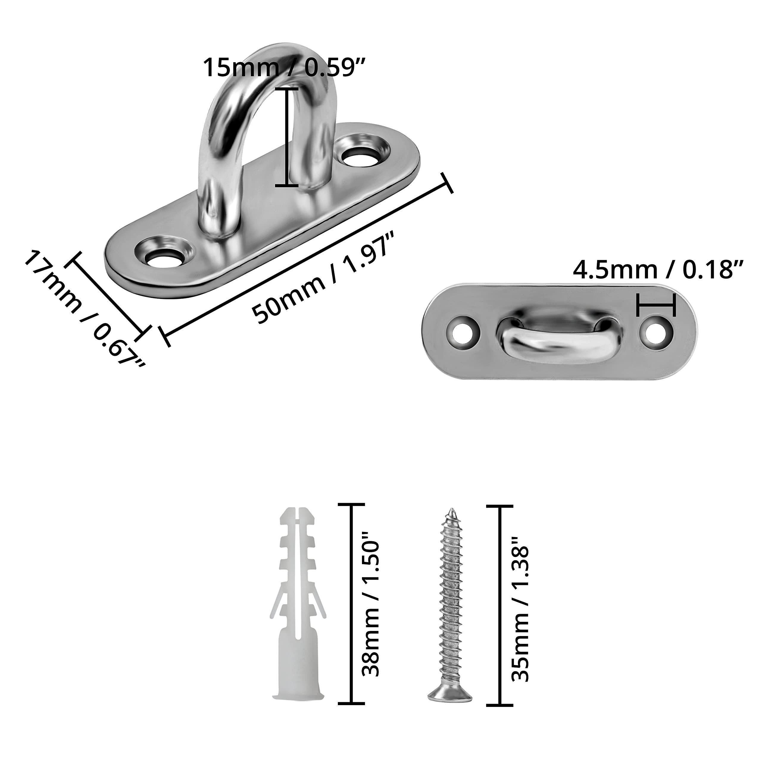 Belle Vous Blumentopf M5 Edelstahl Ösenbefestigung günstig online kaufen