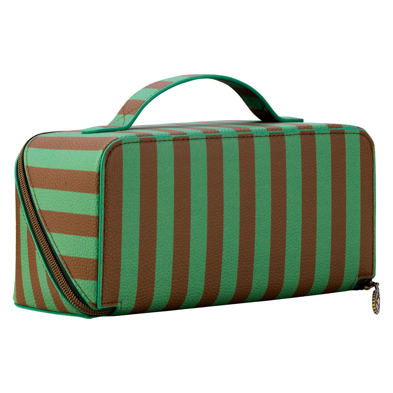 PiP Studio Kosmetiktasche Cyrille Cosmetic Bag Medium, mit Metallpatch auf der Vorderseite