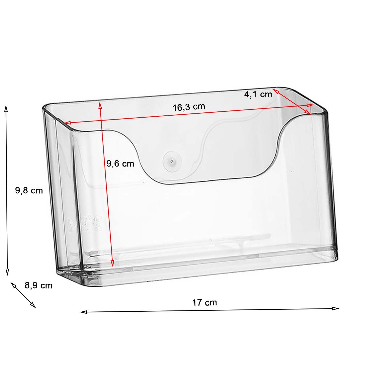 ogoPLUS Zeitungsständer Prospektständer DIN A6 Querformat, Prospekthalter günstig online kaufen