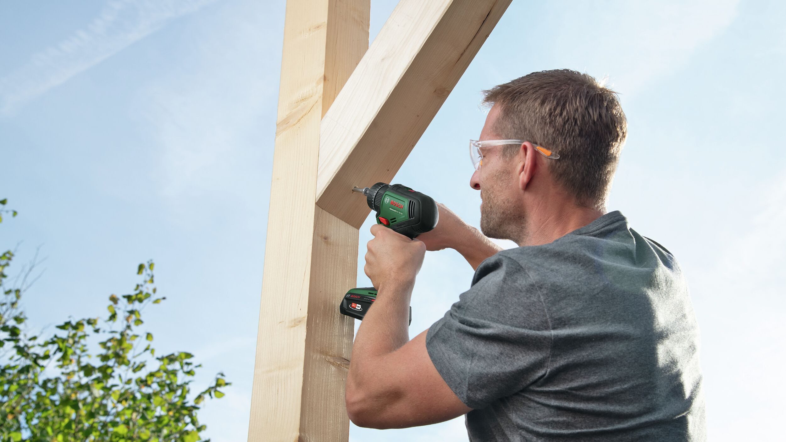 BOSCH Akku-Schlagbohrschrauber AdvancedImpact 18V-80, 18 V, max. 500 U/min, Schlagbohrmaschine QuickSnap mit 2x Akku 2,5 Ah - im Tragekoffer
