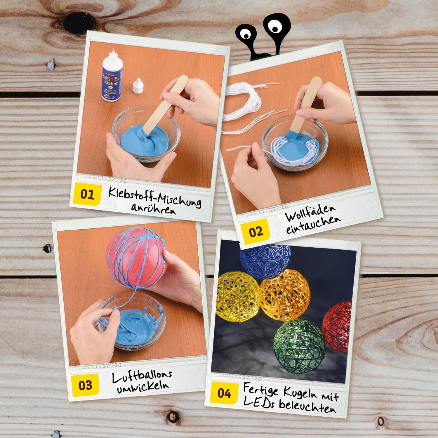 Kosmos Kreativset AllesKönnerKiste Lichterkette, (Set), Made in Germany