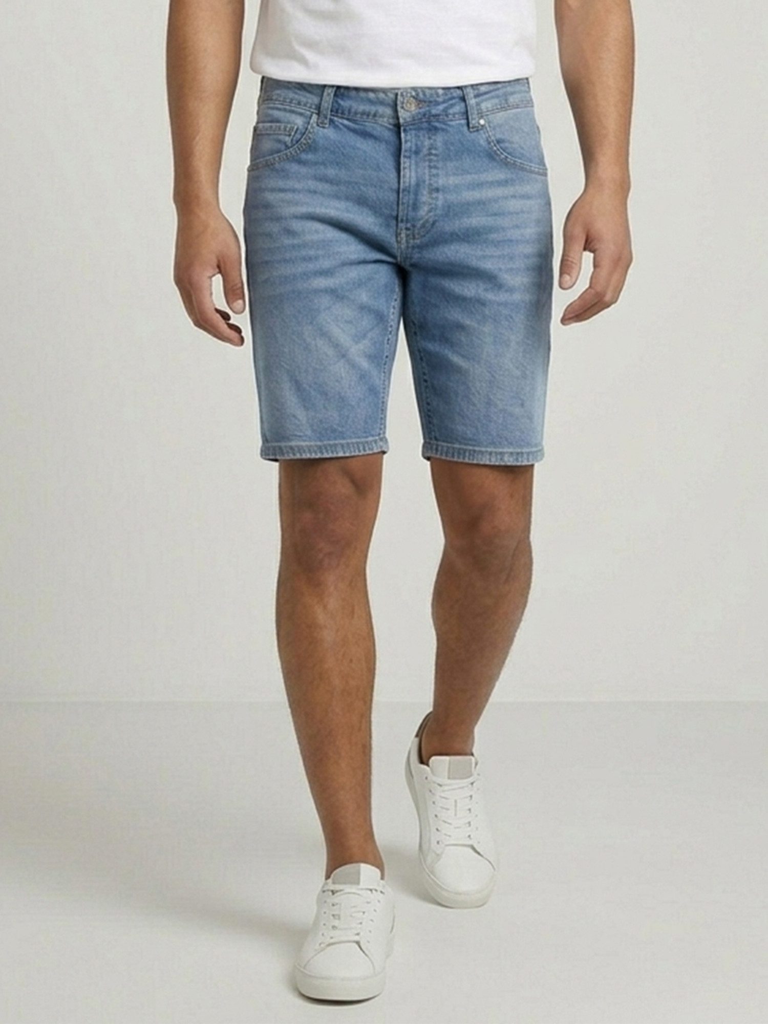 Rock Creek Jeansshorts Herren Regular Fit Stretch Blau RC-2450 5-Pocket-Style