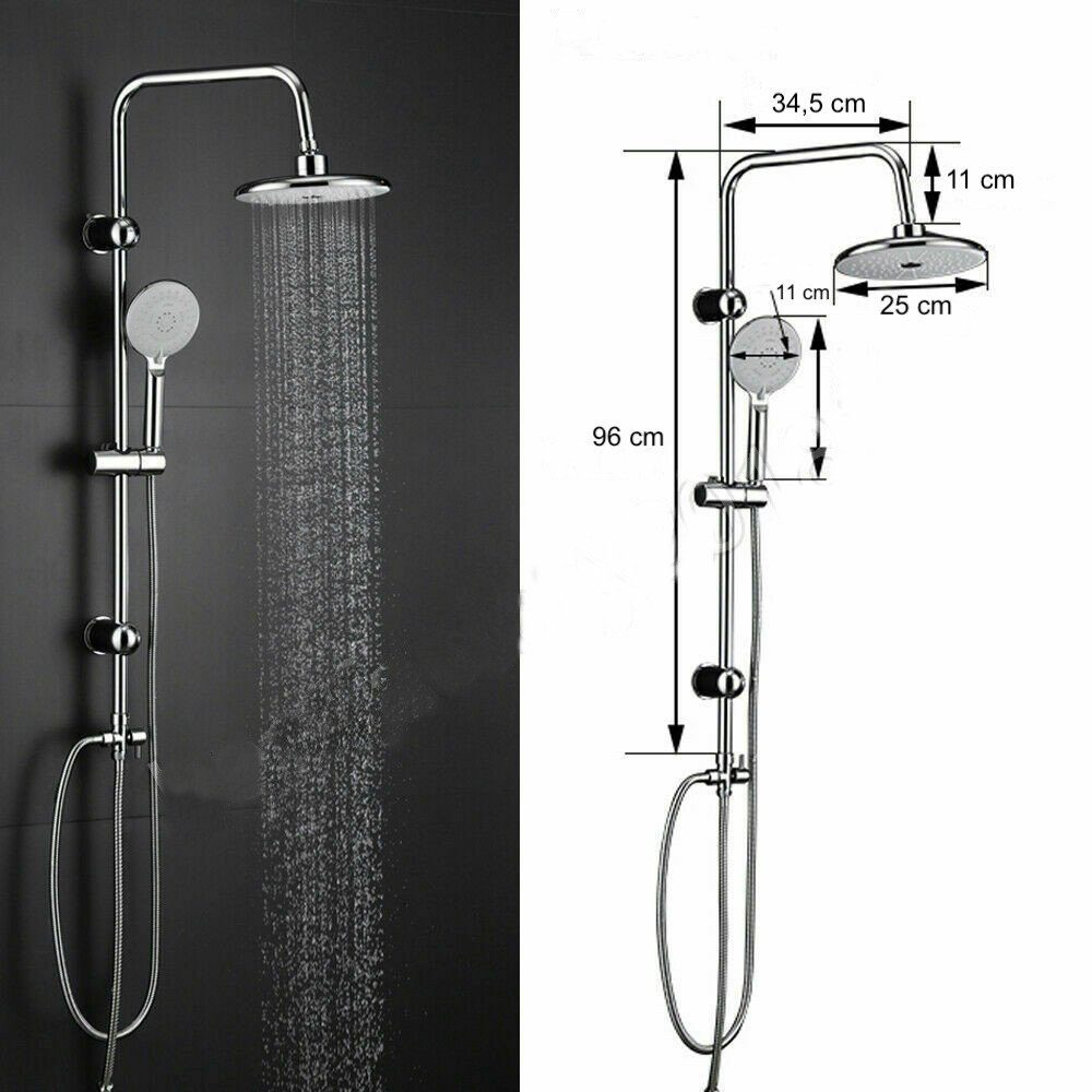 Möbel Duschsystem Dusche mit Regendusche Duschgarnitur Faizee Duschset Handbrause Duschsystem