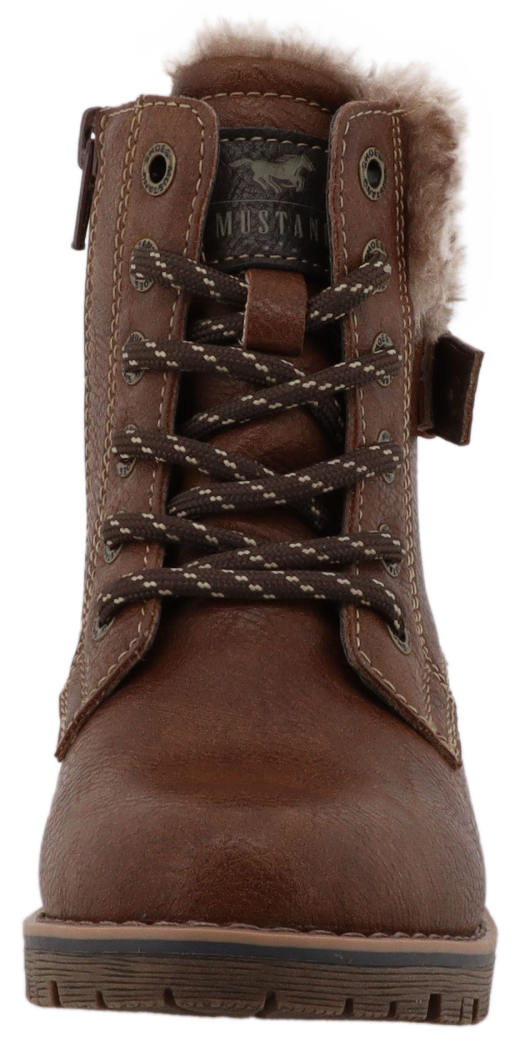 Mustang Shoes Matilde Winterstiefel Oudoorboots, Schnürstiefel mit Warmfutter – Bild 4 von 5