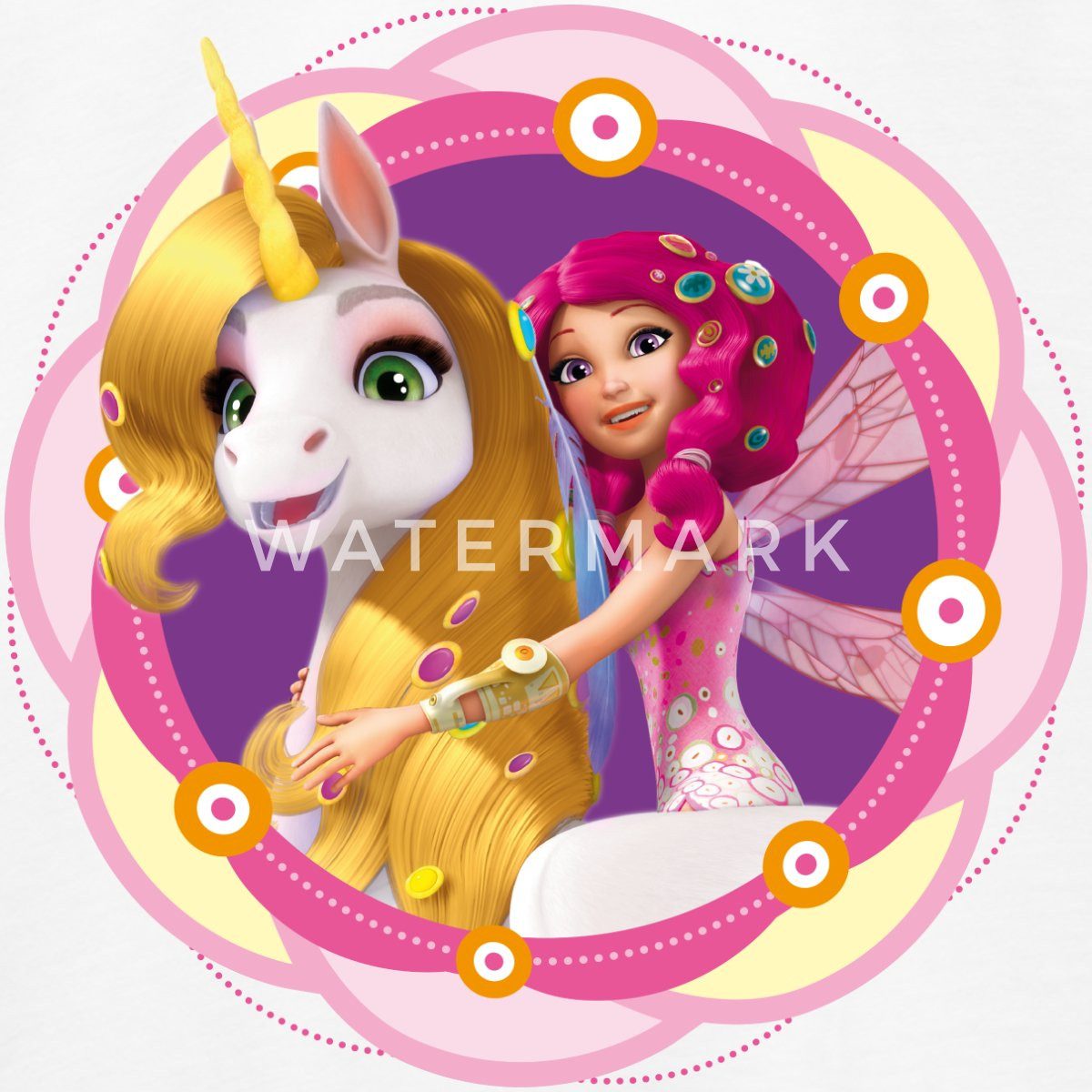 Spreadshirt T-Shirt Mia and Me Einhorn Onchao Und Mia In Centopia Teenager Premium T-Shirt (1-tlg)