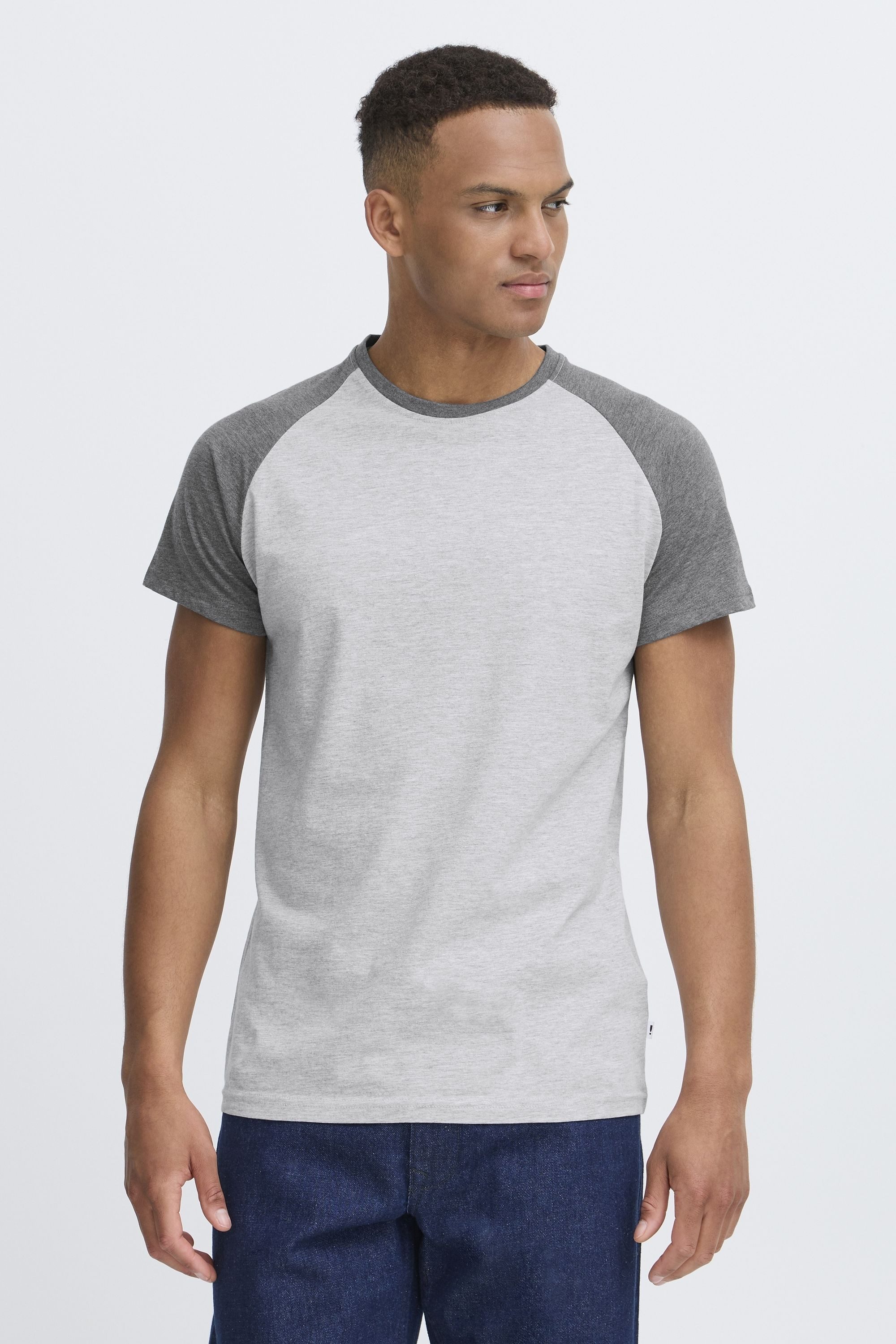!Solid Rundhalsshirt SDBastian Kurzarmshirt im Baseball-Look günstig online kaufen