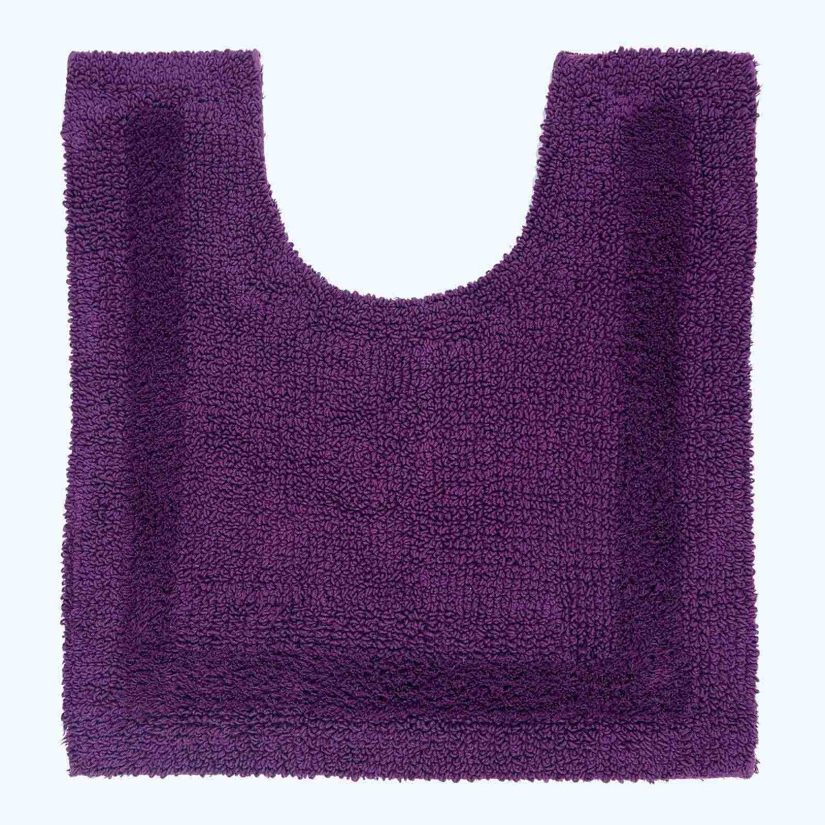 Homescapes Badematte WC-Vorleger lila 50x55 cm aus 100% Baumwolle, Höhe 20 günstig online kaufen