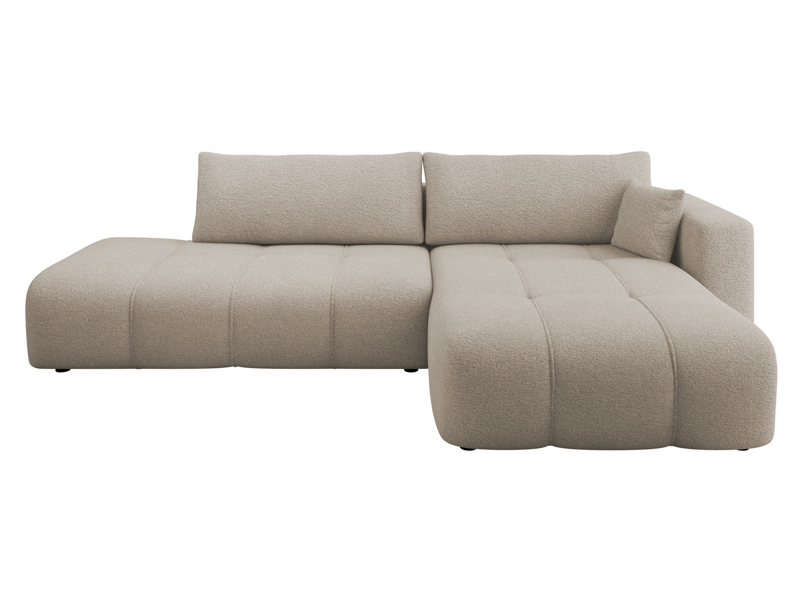 MIRJAN24 Ecksofa Fetrinu O, mit Schlaffunktion und Bettkasten, 262x145x82 c günstig online kaufen