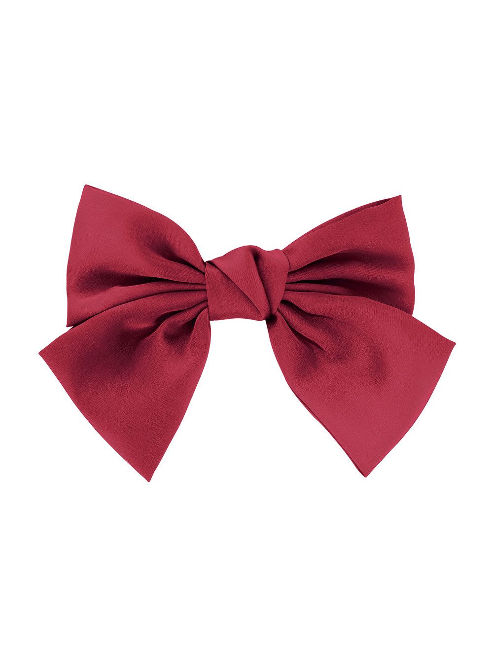 axy Haarspange Schleife-Haarspange mit XL großer Schleife aus Satin, femininer Style Damen Vintage Haarspange Haarklammer