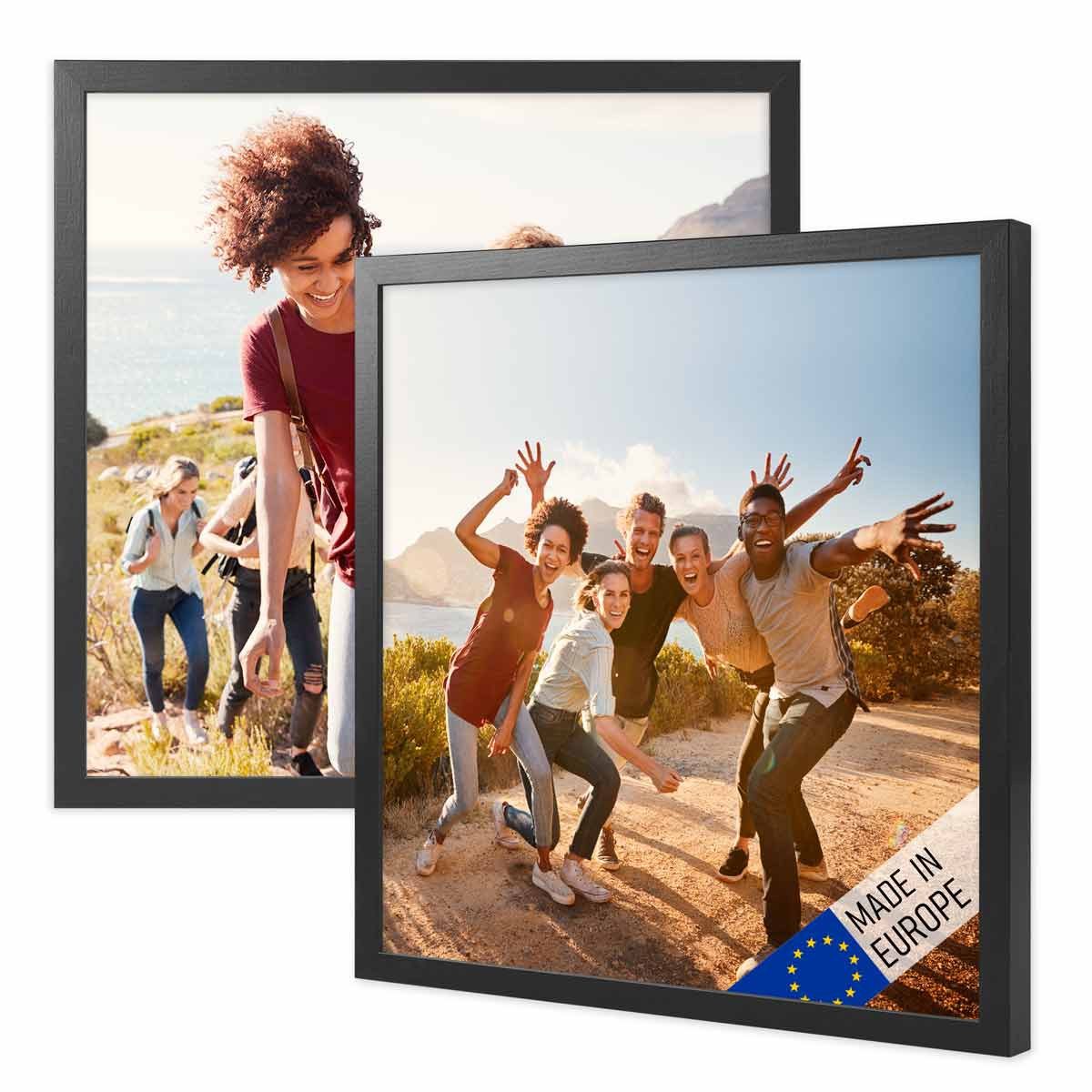 PHOTOLINI Bilderrahmen 2er Set Massivholz-Rahmen Modern günstig online kaufen