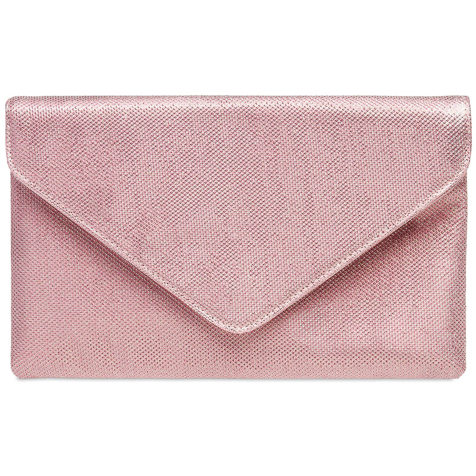 Caspar Clutch TA357 große elegante Damen Glitzer Clutch Tasche Abendtasche