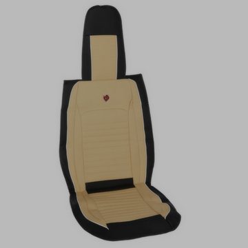 Insma Autositzbezug, 2-tlg., Elegant Autositzauflage Autositzmatten Vorne Kunstleder Wasserdicht