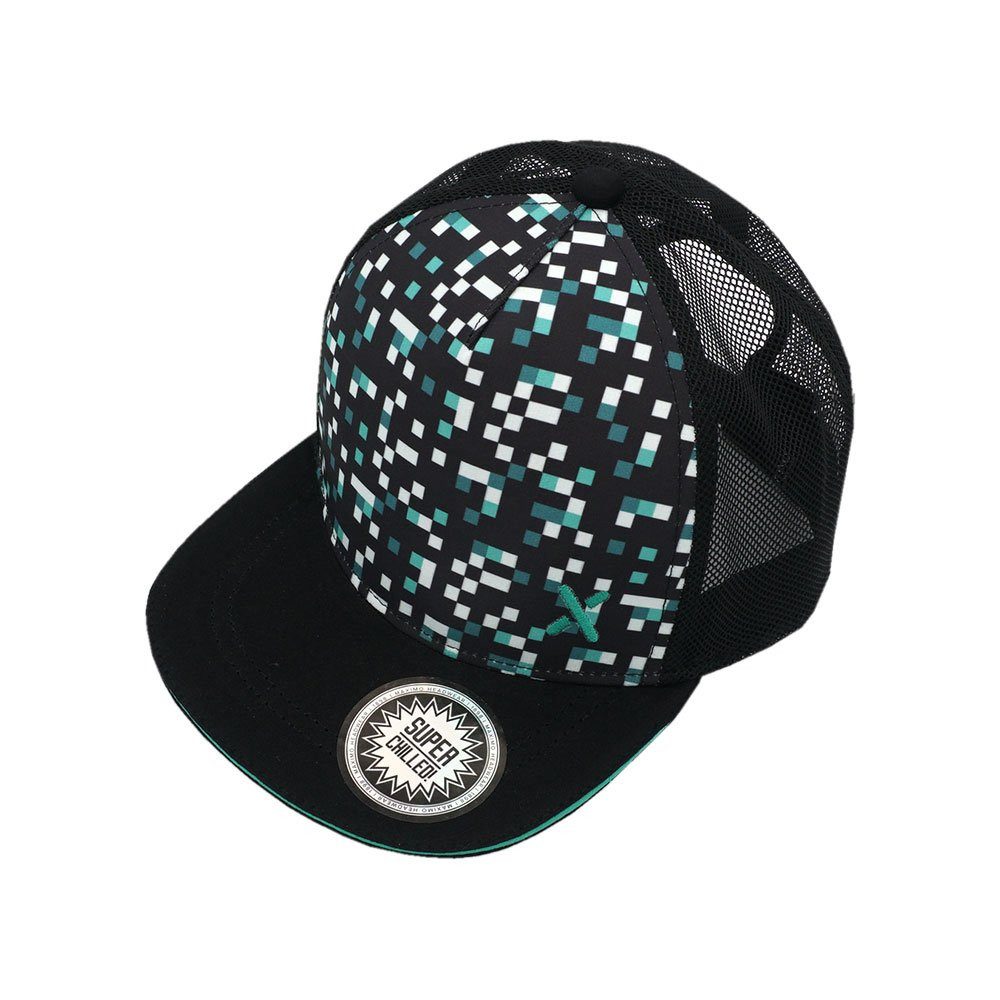 MAXIMO Baseball Cap KIDS BOY-Cap, 'squares' Netz hinten, snap back Ver