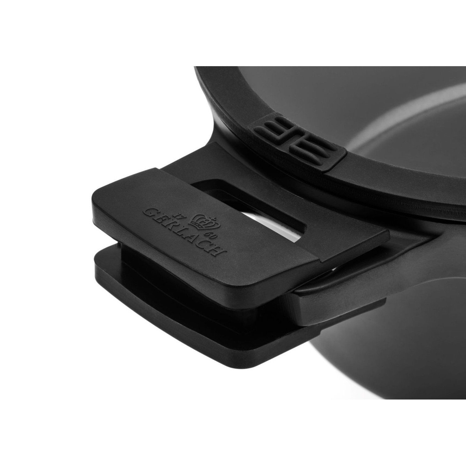 GERLACH Kochtopf, Aluminium, Traditioneller Topf mit Deckel Natur 24 cm