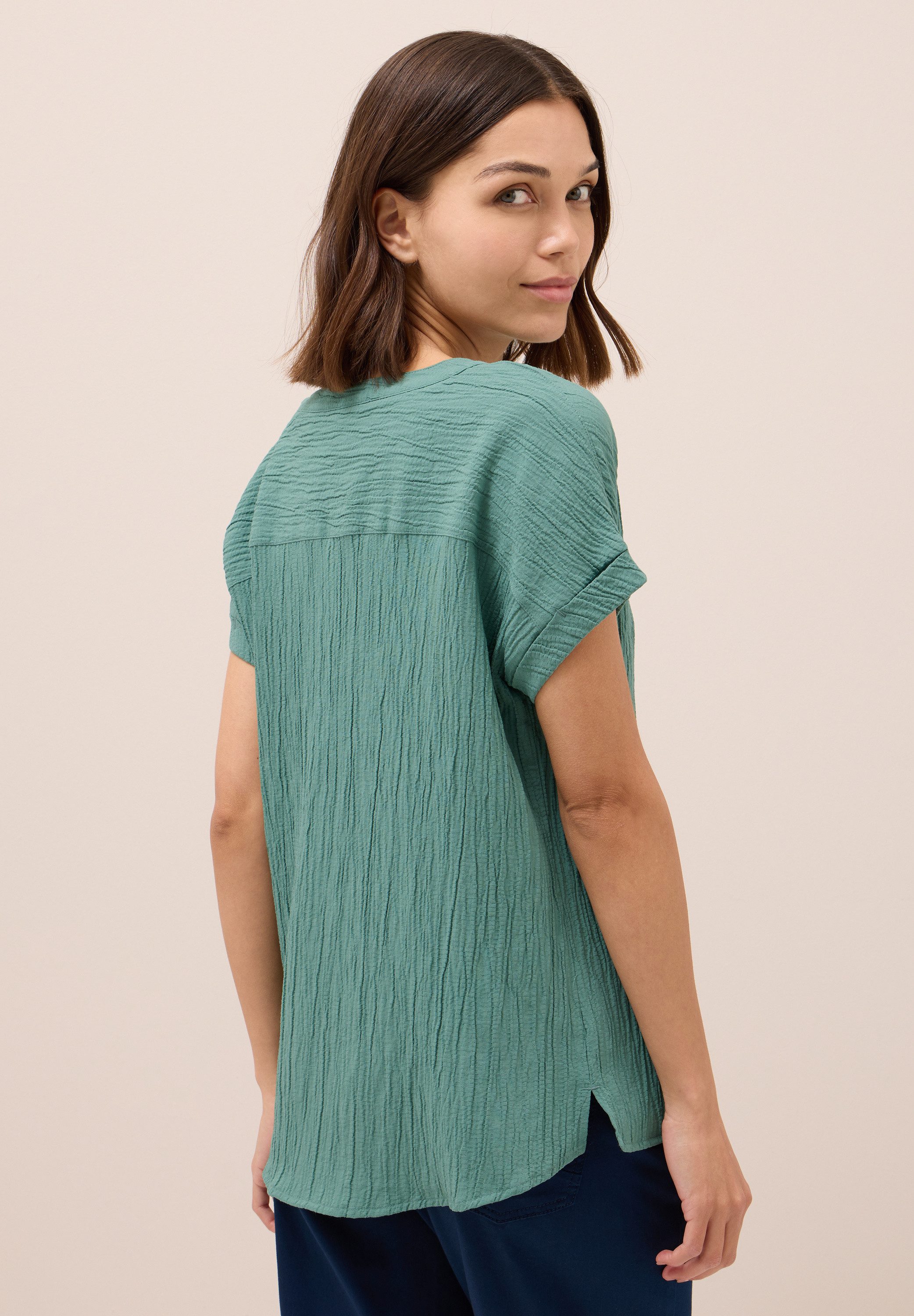 CECIL Shirtbluse mit Struktur-Muster günstig online kaufen