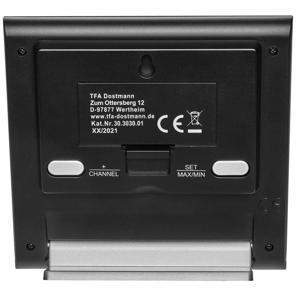 TFA Dostmann Raumthermometer Funk-Thermometer 30.3030.01