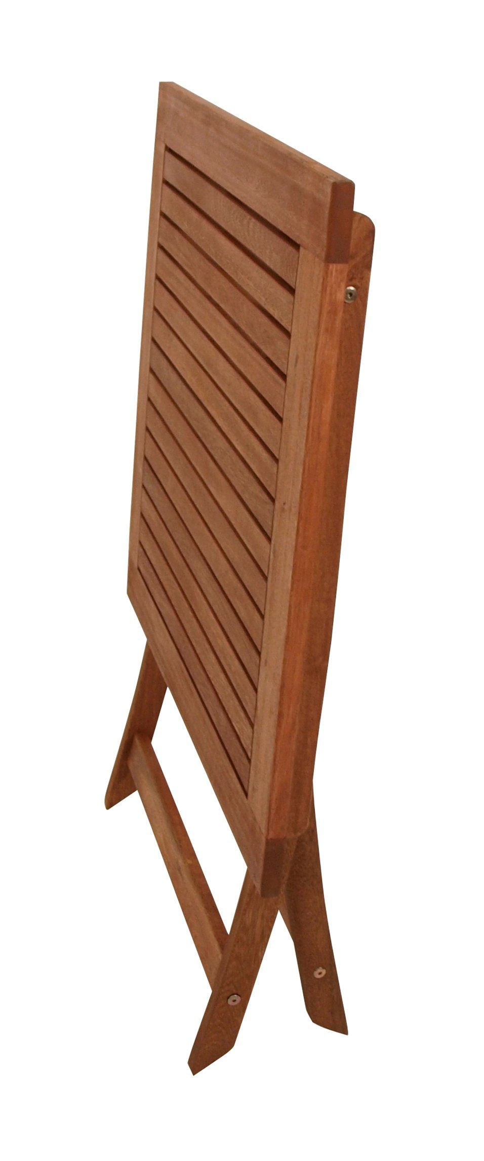 DEGAMO Bistrotisch CORUNA, quadratisch 70x70cm, Eukalyptus geölt, klappbar