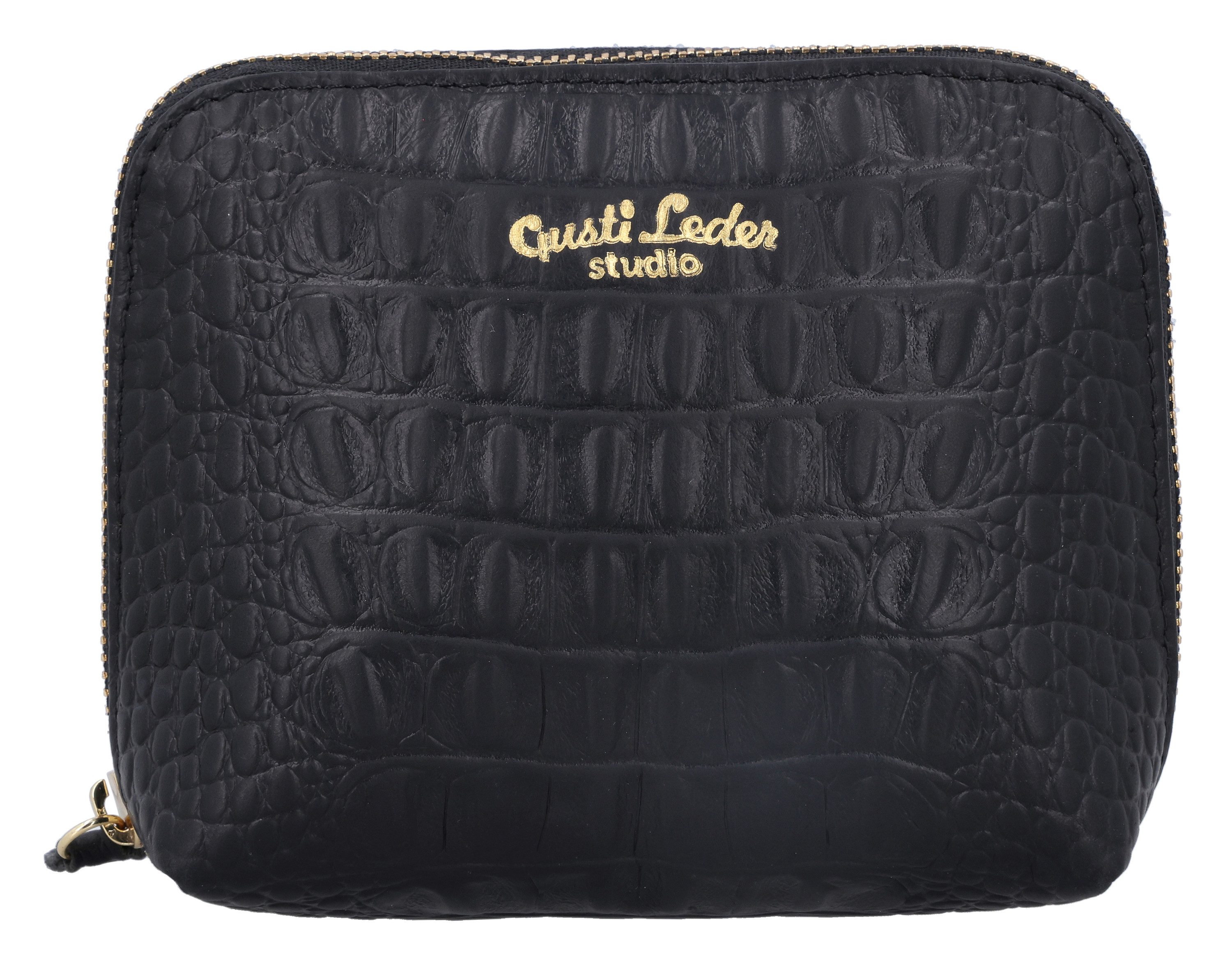 Gusti Leder Kulturbeutel Gusti Leder Kosmetiktasche Leo (1-tlg)