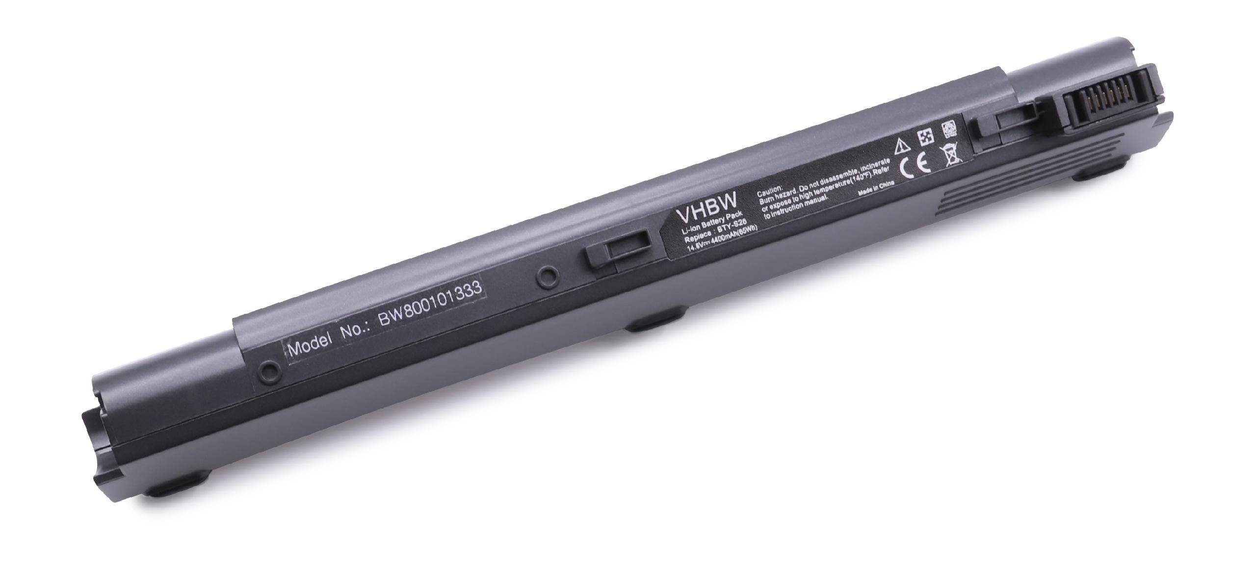 vhbw Laptop-Akku passend für BlueMedia MS-1006, MS-1012 Notebook / Netbook (4400mAh, 14,8V, Li-Ion) 4400 mAh