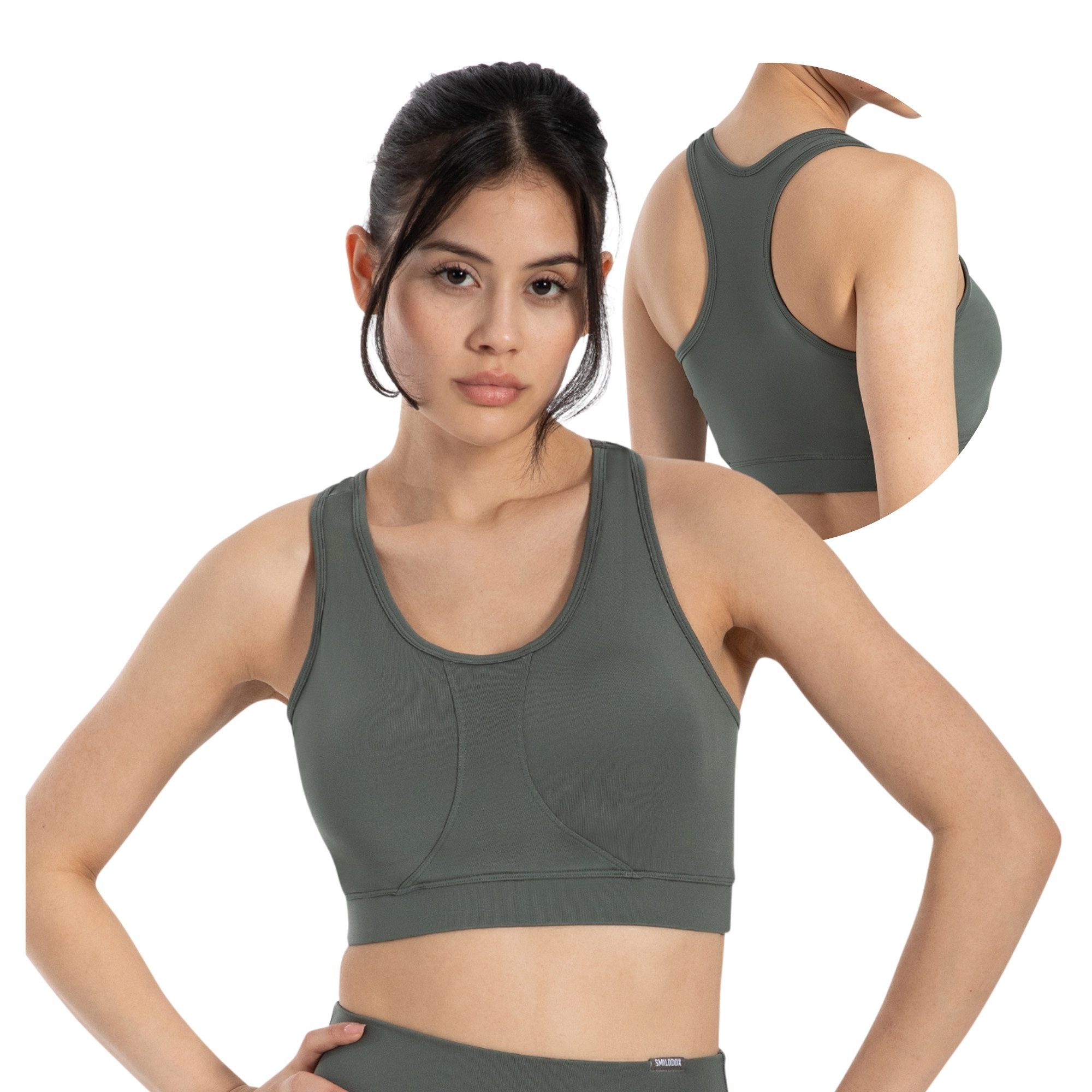 Sport-BH Candace, Shaped Fit Bra Racerback, breites Unterbrustband leicher Halt
