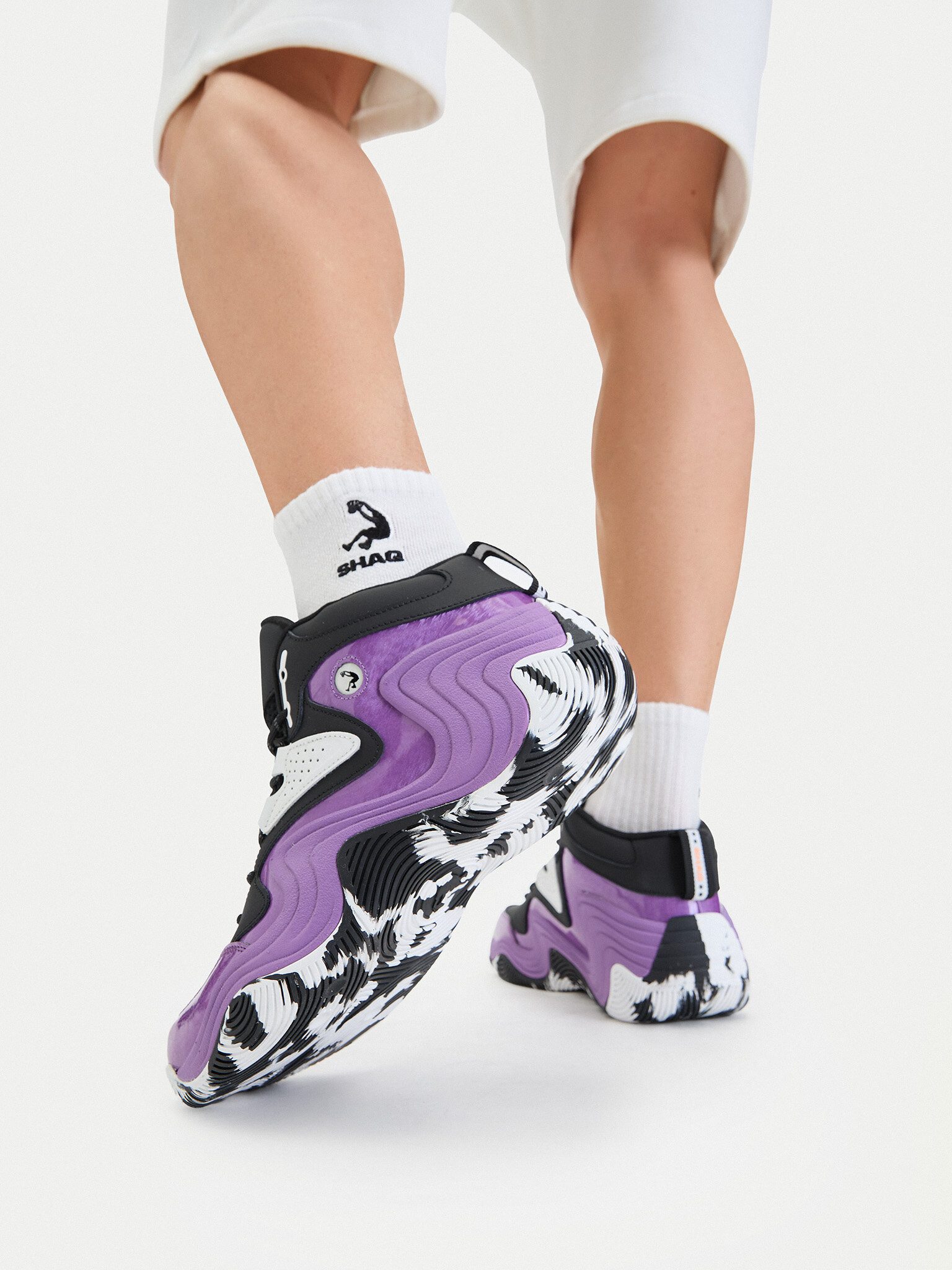 Shaq Shaq Herren-Sneakers Lila SHAQ-EO-JUGERNAUT AQ95041M-BU Lila Sneaker