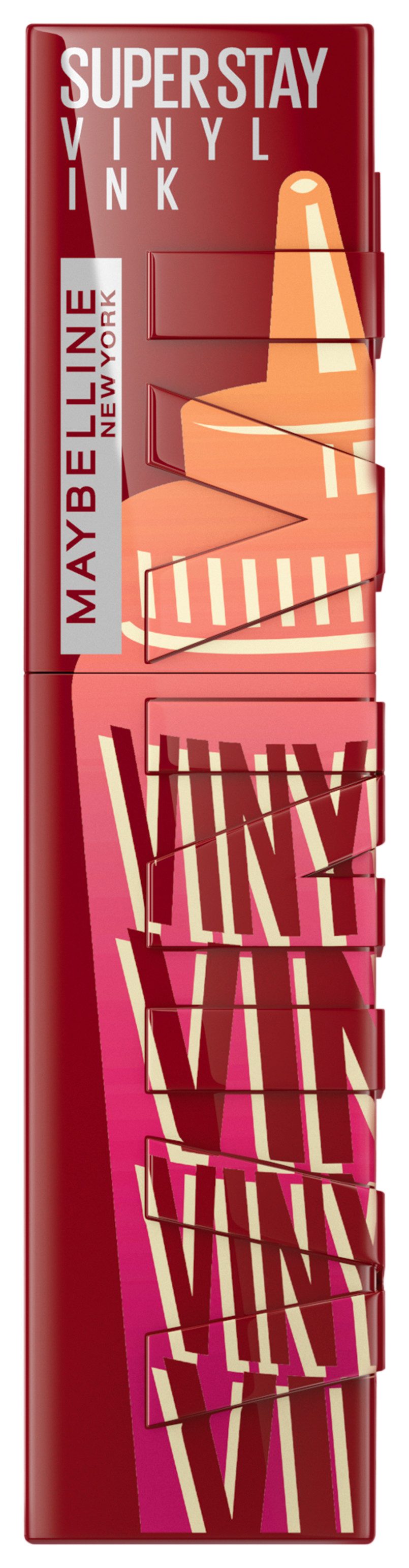 MAYBELLINE NEW YORK Lippenstift SUPER STAY VINYL INK, mit mattem Finish, flüssige Textur, bis zu 16h Halt