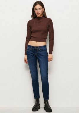 Pepe Jeans Skinny-fit-Jeans SOHO im 5-Pocket-Stil mit 1-Knopf Bund und Stretch-Anteil