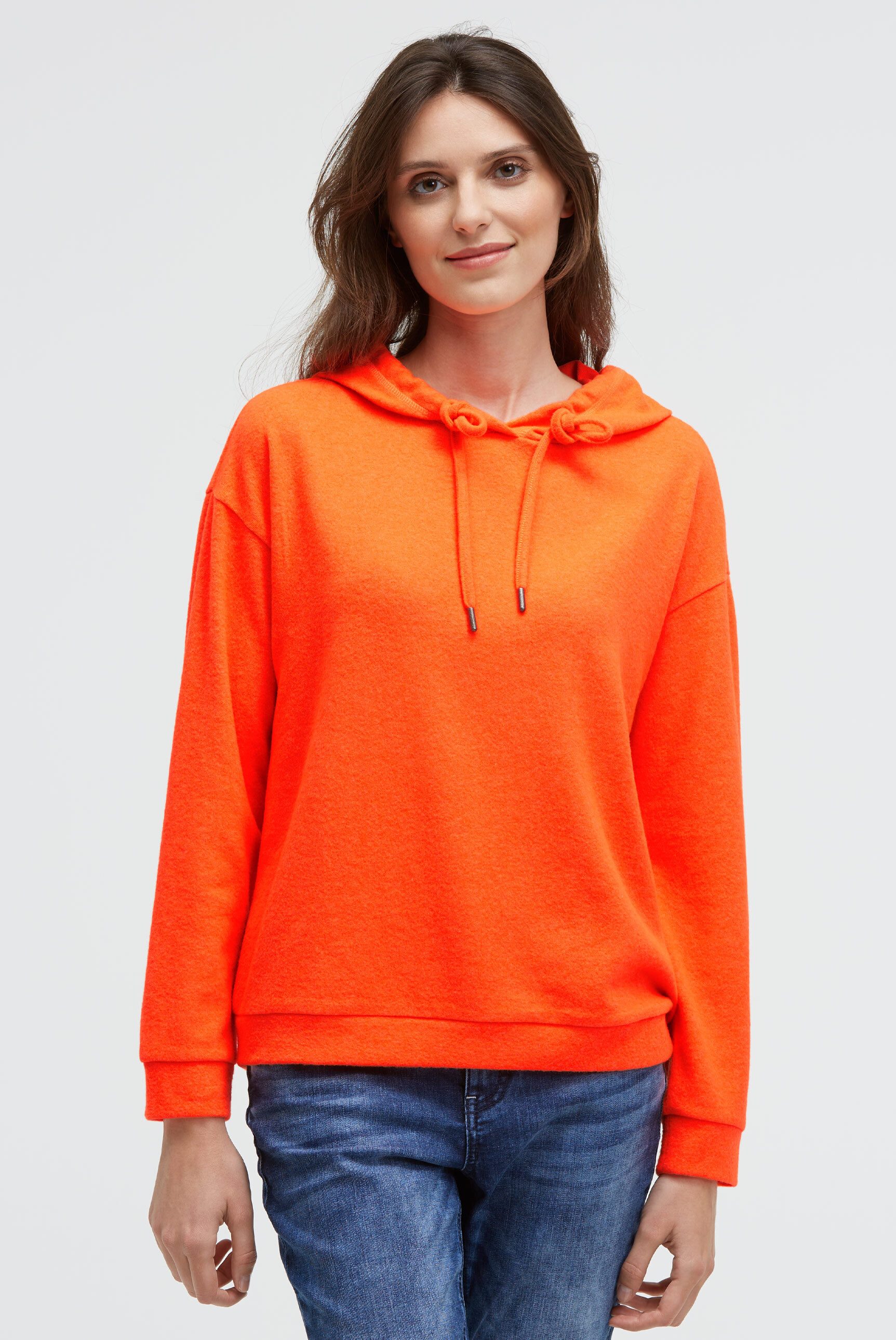 SOCCX Kapuzenpullover aus Flauschstrick