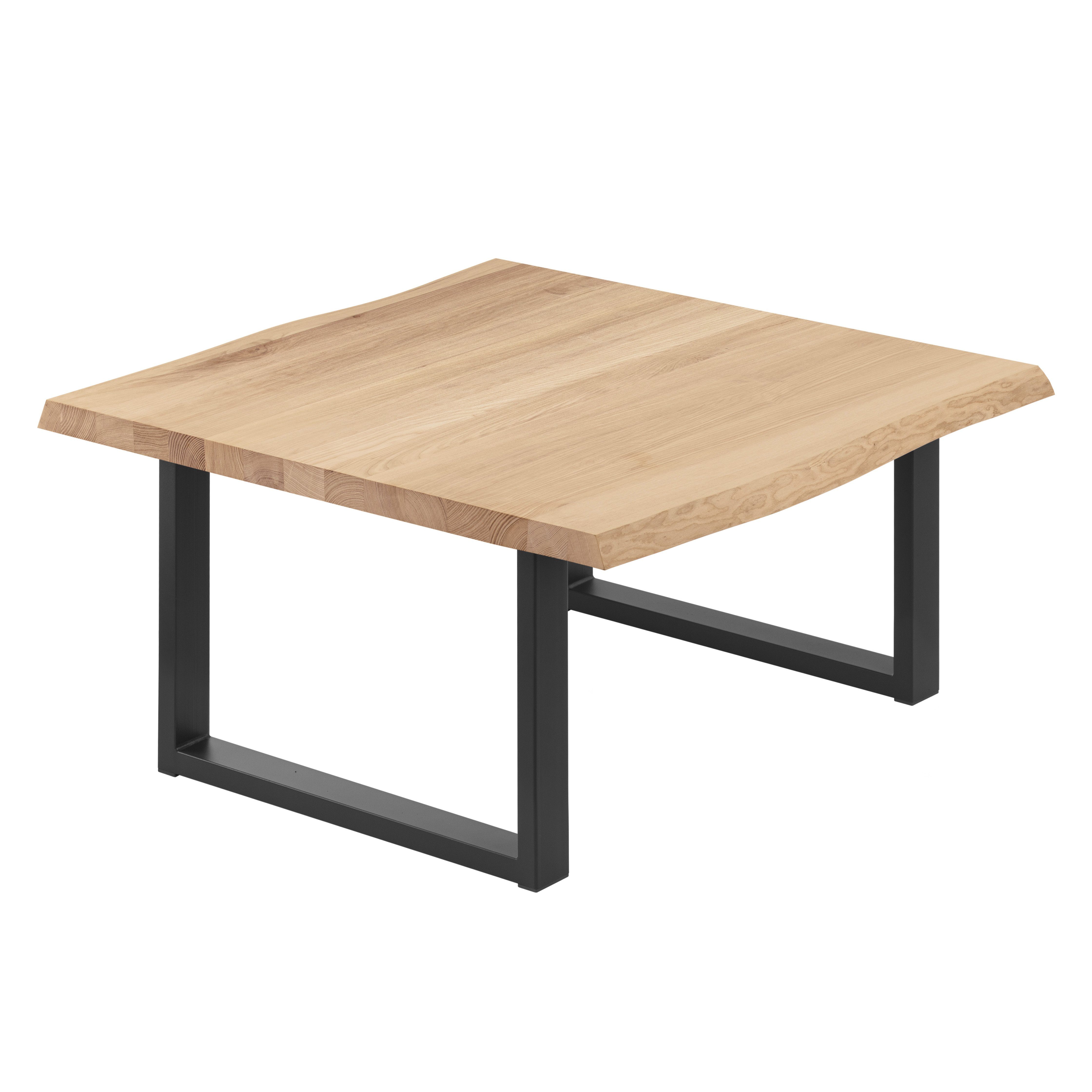 LAMO Manufaktur Baumkantentisch Loft Esstisch Massivholz günstig online kaufen