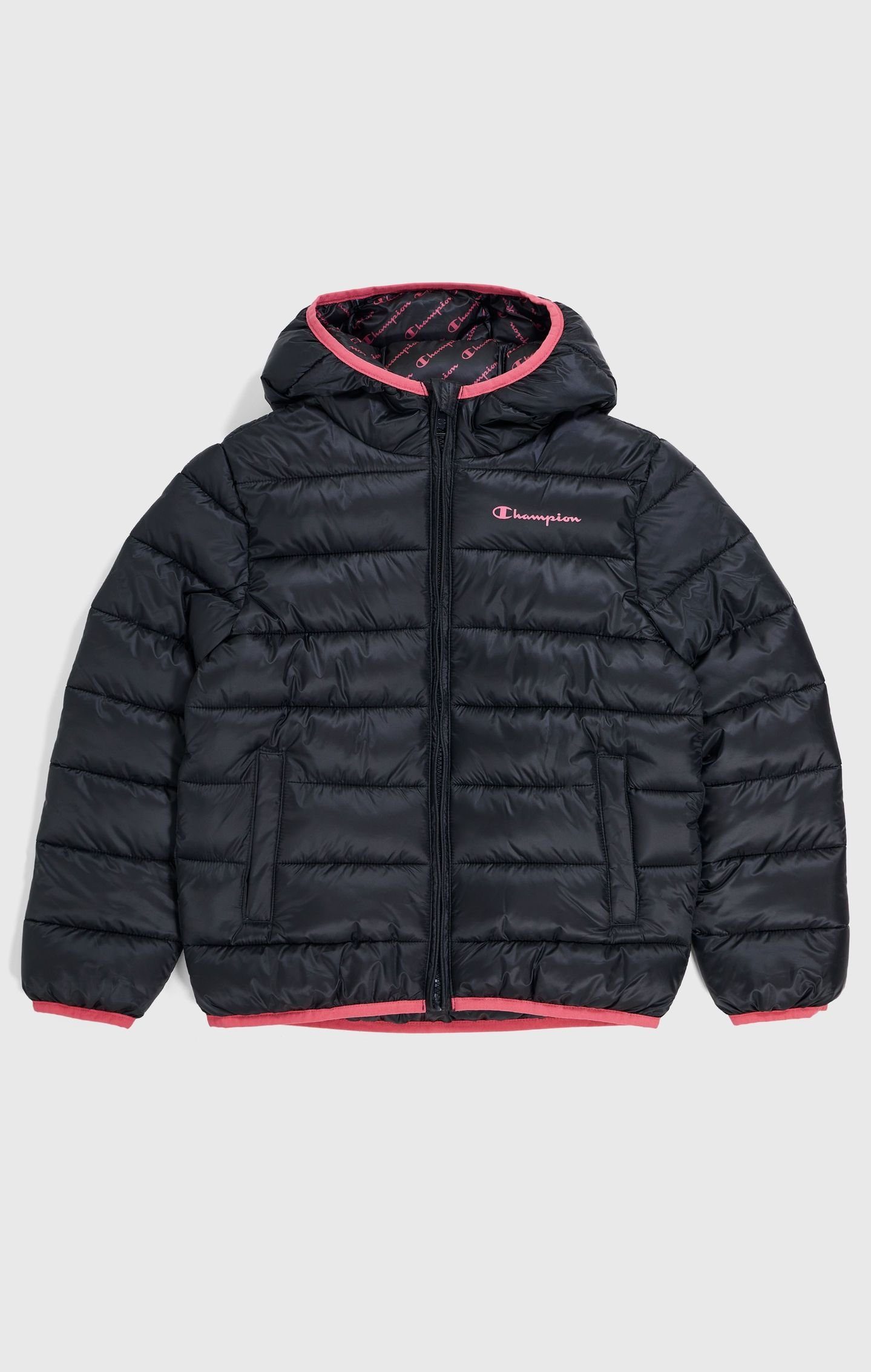 Winterjacke Hooded Kinder Black Champion Beauty Champion Jacket Outdoor Legacy Skijacke