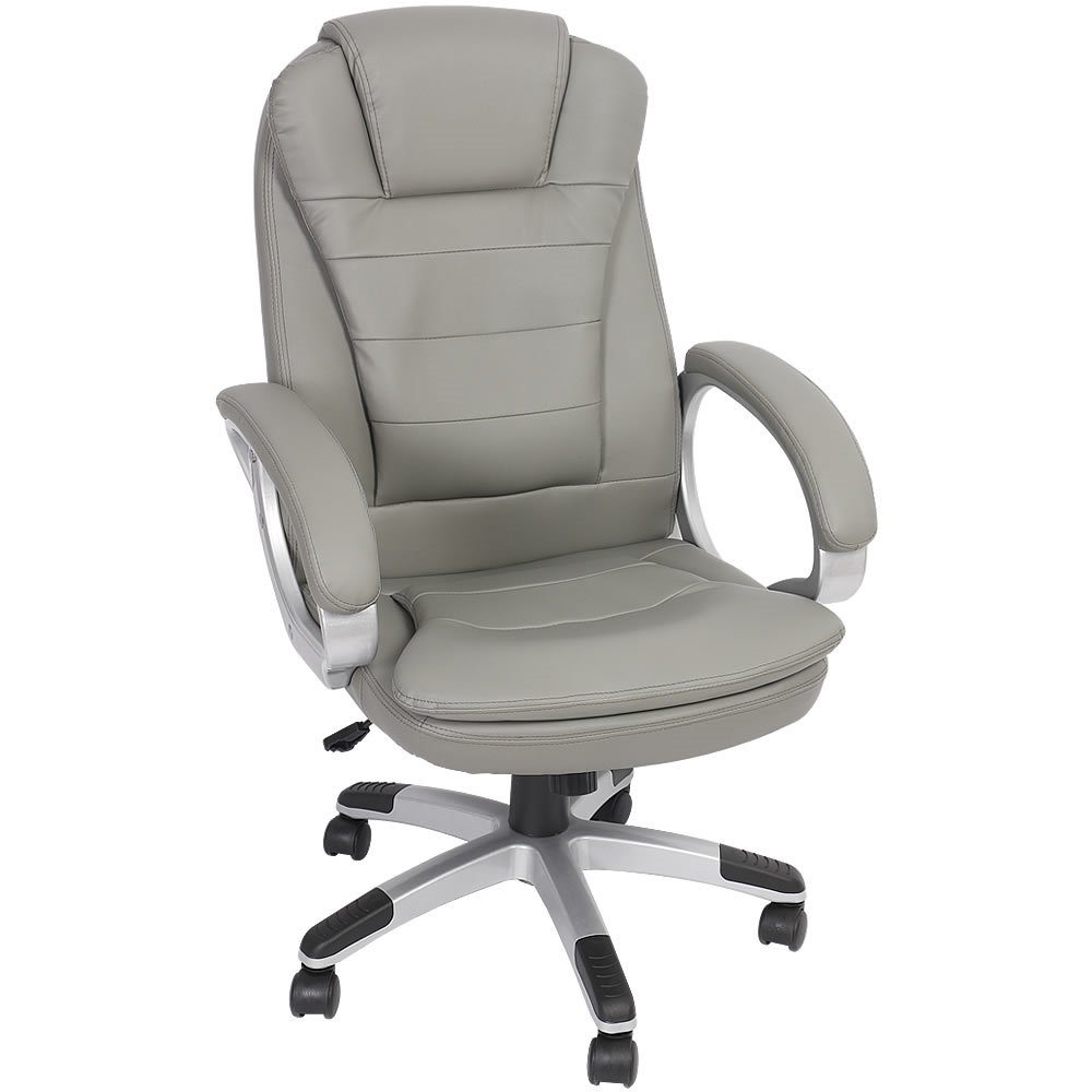 Feel2Home Schreibtischstuhl Schreibtischstuhl 120 KG Chefsessel Bürostuhl Office versch. Farben (Stück), Rückenlehne mit integrierter Kopfstütze