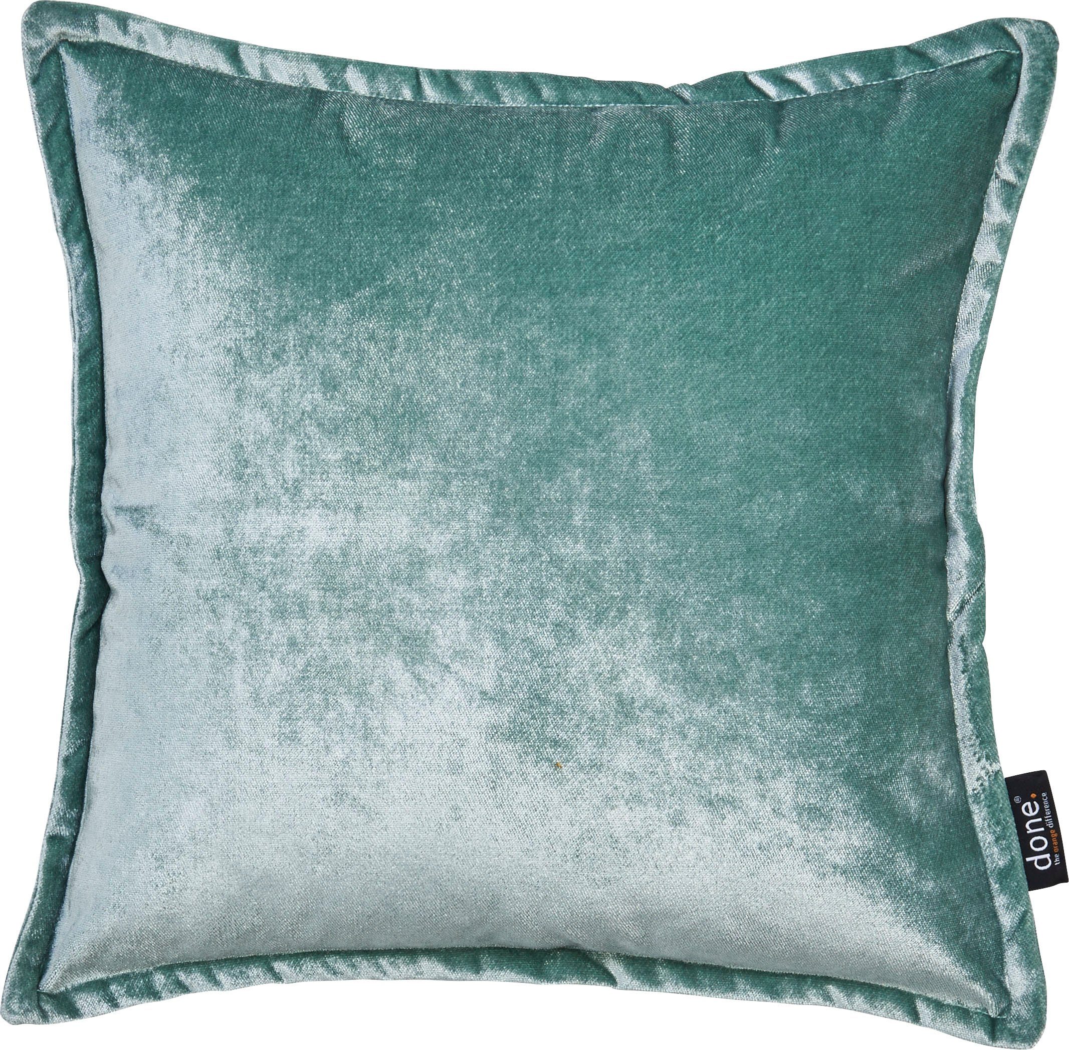 done.® Dekokissen Glam, unifarben, Reißverschluss, Kissenhülle ohne Füllung, 1 Stück