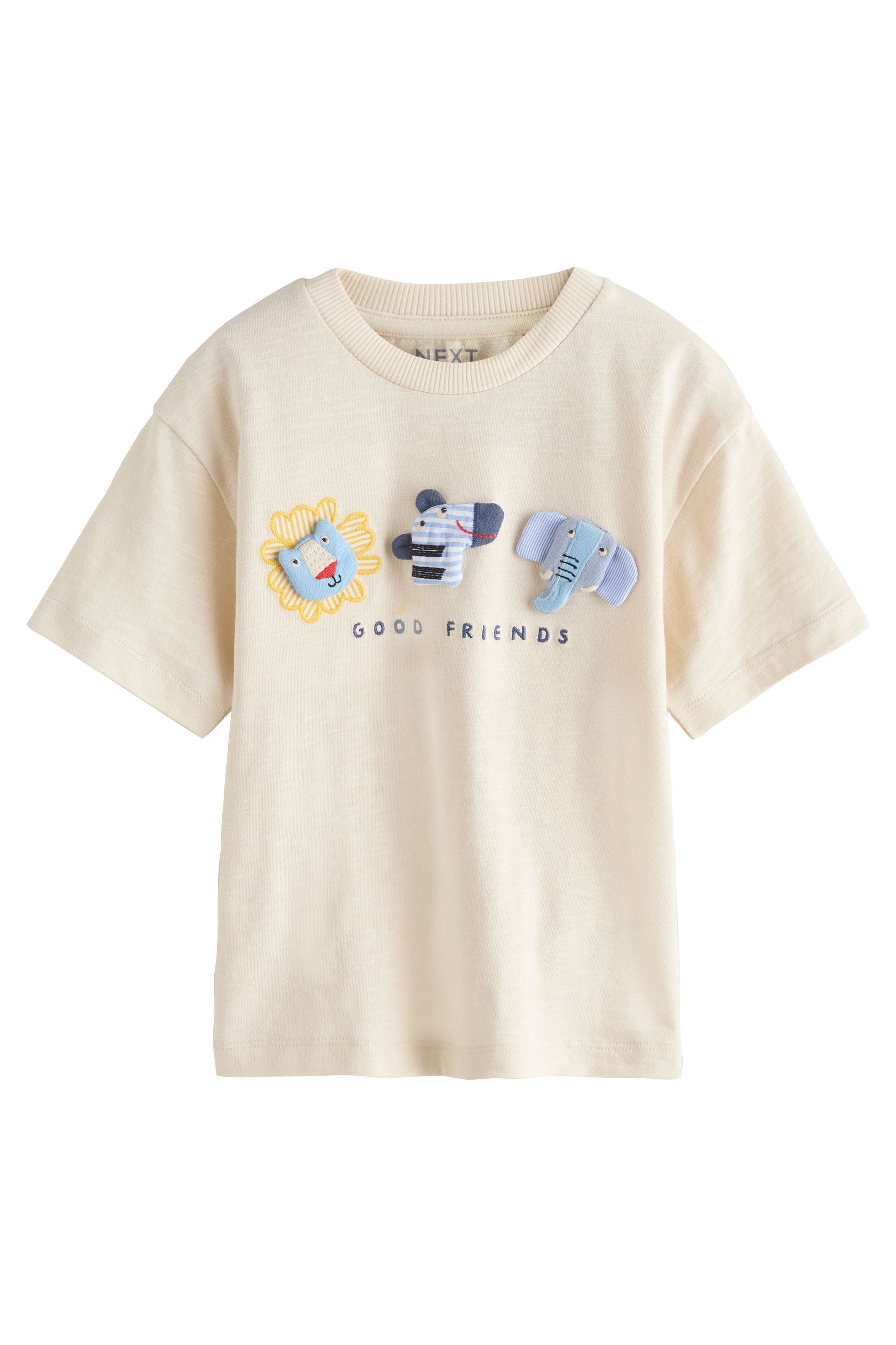 T-Shirt Kurzärmeliges T-Shirt mit 3D-Wattierung
