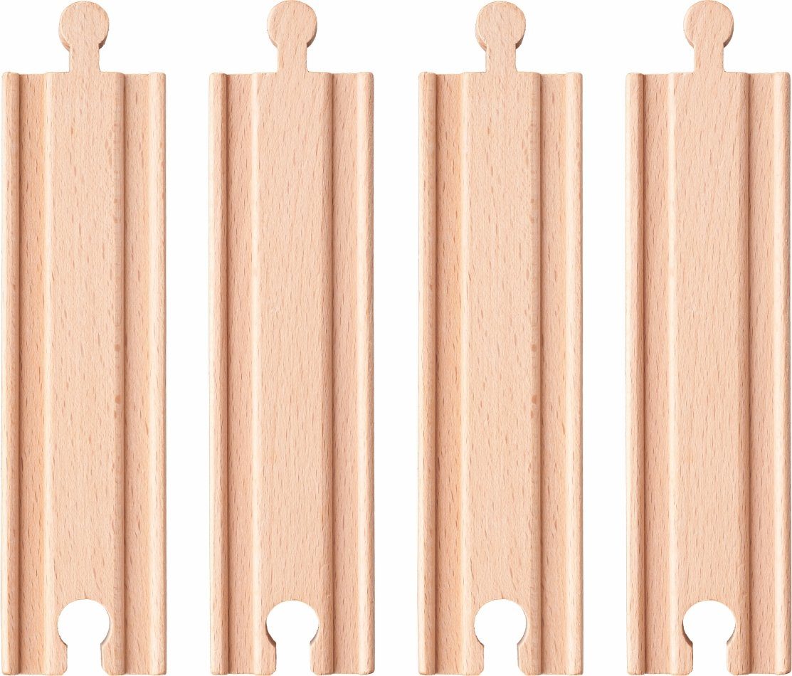 Woodyland Spielzeugeisenbahn-Schiene 3x90576 Zubehör 12 gerade Schienen für günstig online kaufen
