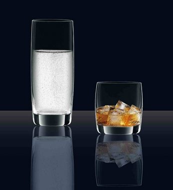 Nachtmann Longdrinkglas Vivendi Longdrinkgläser 413 ml 4er Set, Kristallglas