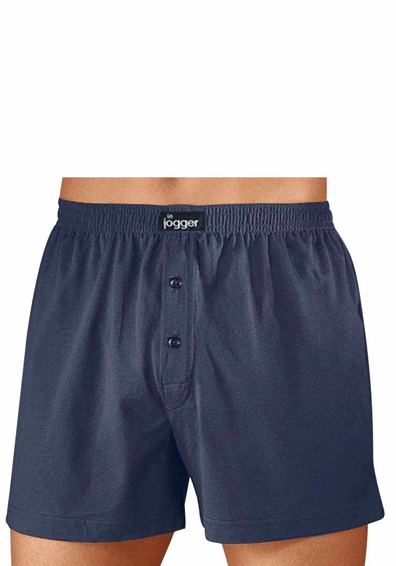 le jogger® Weiter Boxer (Packung, 4-St) aus angenehm weicher Baumwoll-Qualität